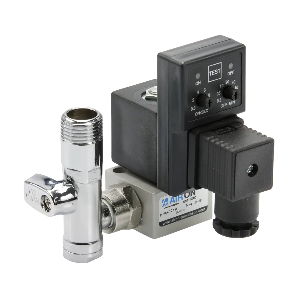 Scarico condensa temporizzato