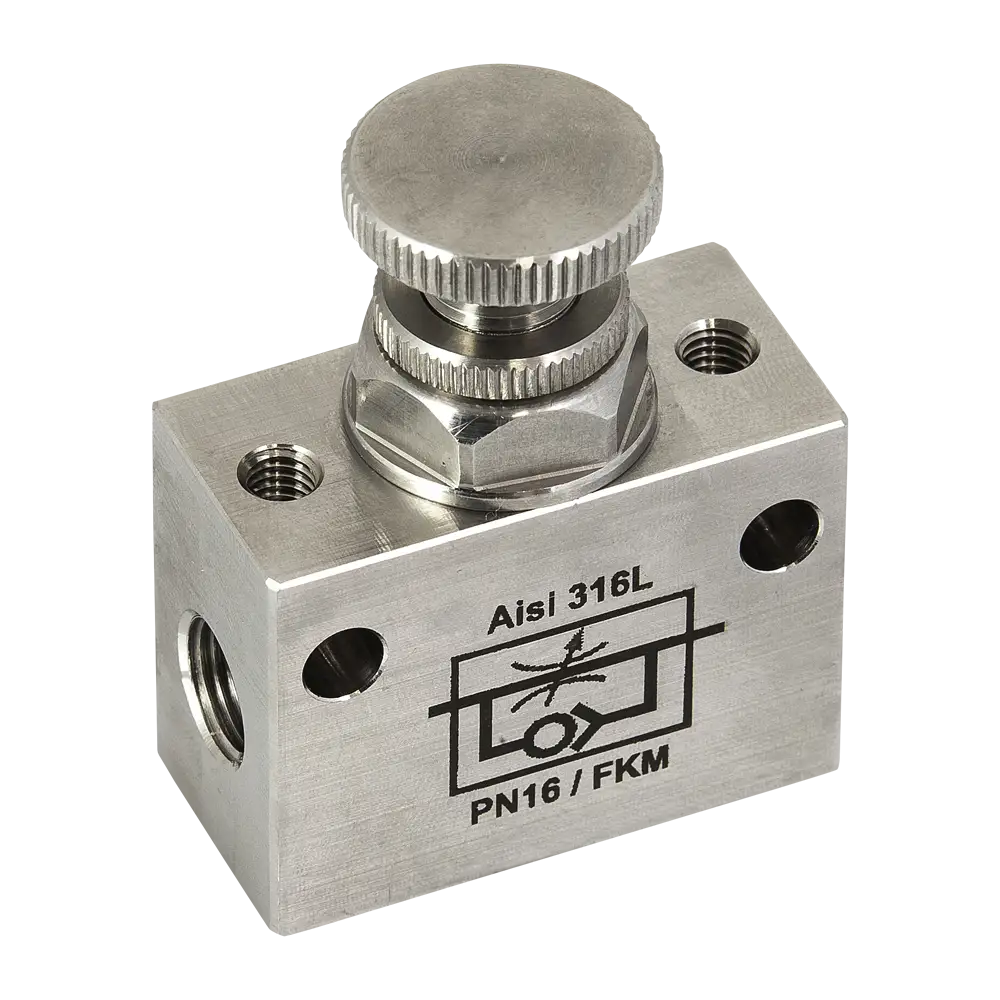 Stainless steel thread flow regulators