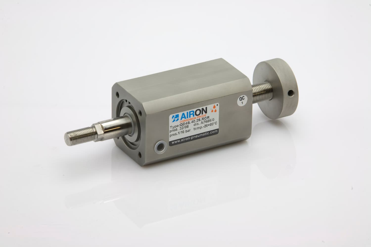 cilindro speciale inox con regolazione corsa